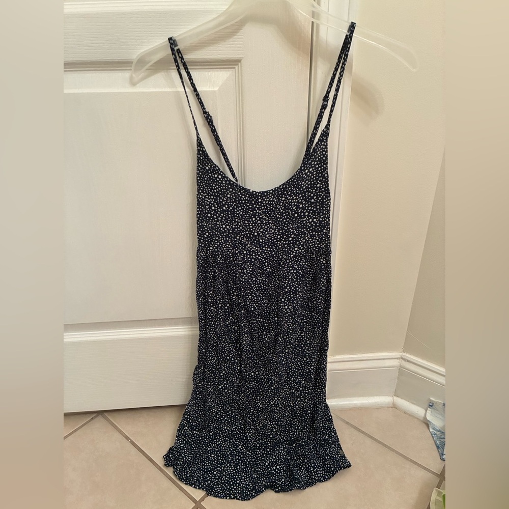 Roxy Blue and White Mini Dress